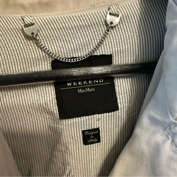 Weekend Max Mara Light Beige Trench Coat - Picture 9 of 9